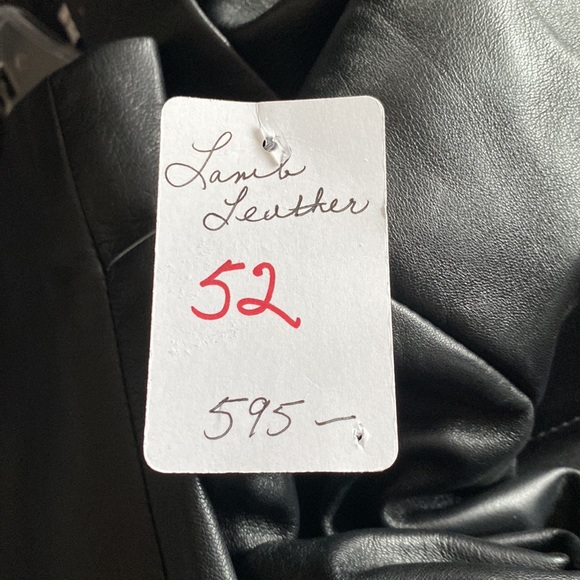 Nice black leather jacket NWT. Leather Renditions by Sandi. Very nice! - Picture 4 of 4